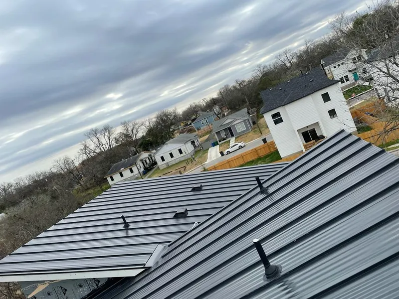 Standing seam metal roof panels with vents for Skylight Repair in Grovetown